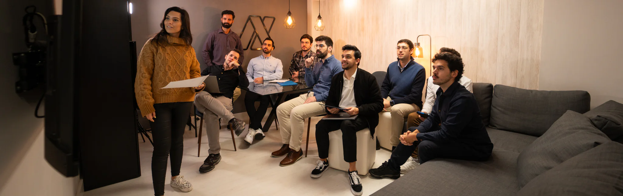 The AppX team in a working session at the Lisbon office.